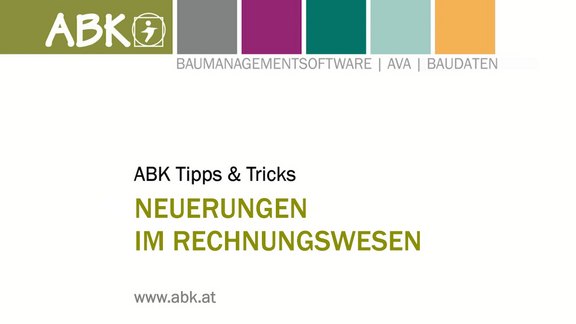 Vorschaubild zum Tipps & Tricks-Video zum Thema "Neuerungen im Rechnungswesen"